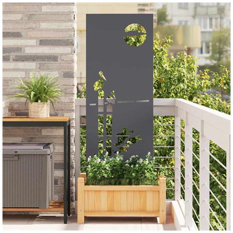 Pannello Decorativo da Giardino Antracite 50 x 140 cm - Foto 2