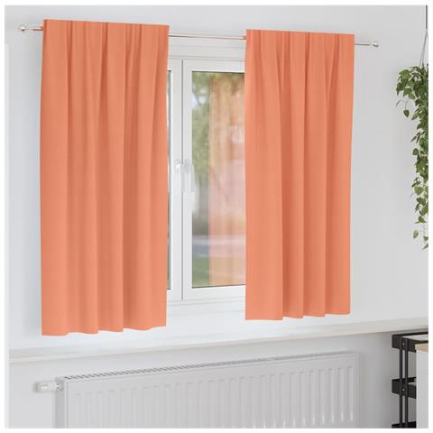 Tende con tende 2 pcs Terracotta Poliestere - Foto 2