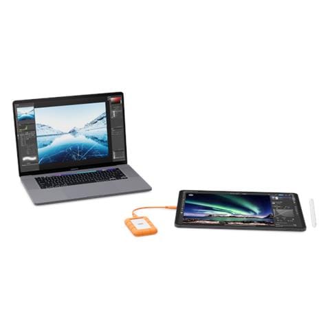 Hard Disk Esterno 1 TB STND1000400 USB-C 3.2 Gen 1 Grigio /Arancione - Foto 4