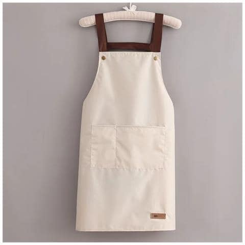 Grembiule Senza Maniche In Pvc Bianco Sporco - Essenziale Da Cucina Impermeabile E Antimacchia - Foto 4