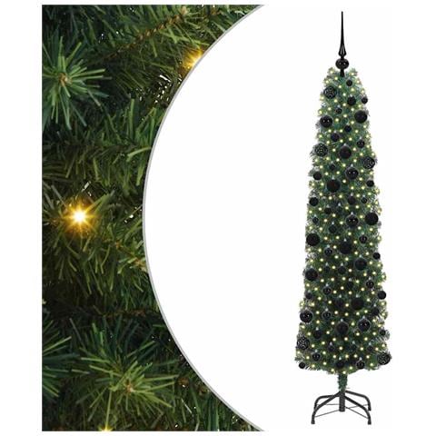 Albero di Natale artificiale con 300 LED Verde 180 cm - Foto 1