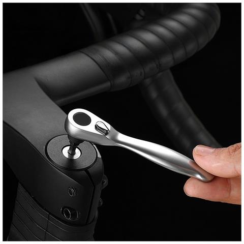 Set Di Chiavi A Cricchetto Compatte Nascoste Per Riparazione Biciclette, Mountain Bike E Bici Da Corsa - Foto 2