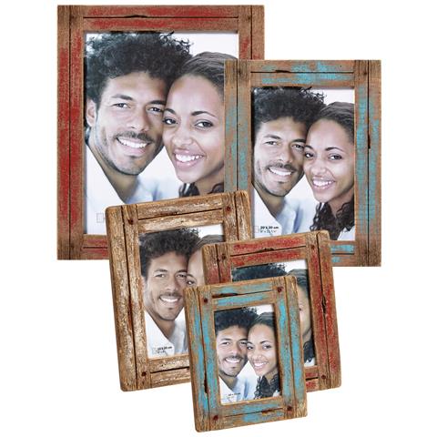 Dupla Cornice Per Ritratti, 15x20 Cm, Crema /blu - Foto 2