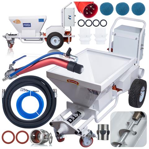 Macchina Spruzzatrice Multifunzione Promultispray Prms4 - Alta Efficienza 150m² /h | Automatica, Leggera, Resistente | Per Intonaco E Vernici - Foto 1