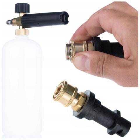 Pistola Schiumogena 1l Con Lancia - Compatibile Con Idropulitrice Kärcher K2-k7 | 200 Bar | Schiuma Densa, Montaggio Rapido - Foto 1