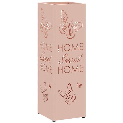 Supporto per Ombrellone Rosa 15.5 x 15.5 x 49 cm Metallo - Foto 1