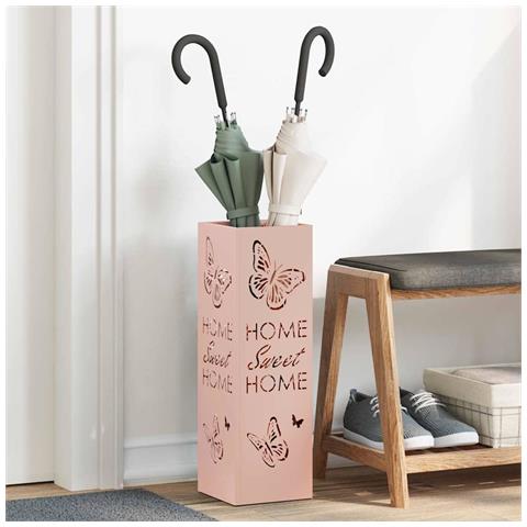 Supporto per Ombrellone Rosa 15.5 x 15.5 x 49 cm Metallo - Foto 2