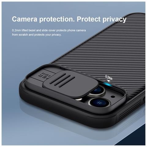Cover per iPhone 14 - TPU+PC, Blu, Antiurto - Foto 2