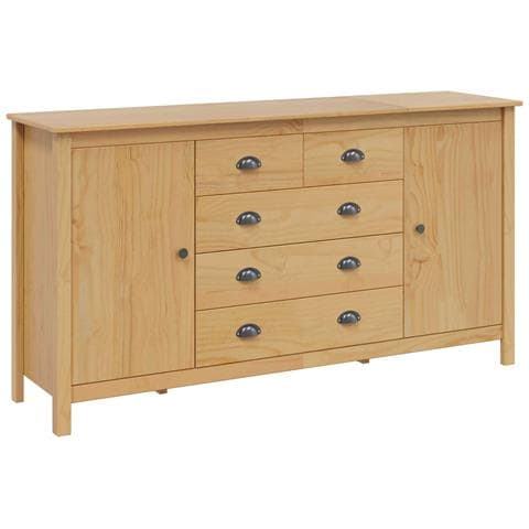 Credenza con cassetto HILL Marrone miele 154 x 40 x 80 cm - Foto 1