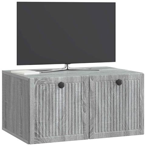Mobile Porta TV da Muro Grigio Sonoma 59,5 x 41 x 30 cm - Foto 2