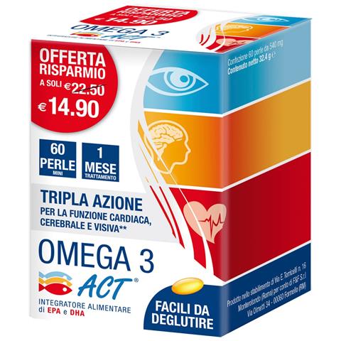 Omega 3 Act 540MG 60 Perle Mini - Foto 1