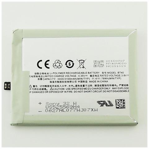 Batteria Ricambio Sostituzione 3100 Mah Meizu Mx4 Mx 4 Bt40 Pila Sostitutiva - Foto 1