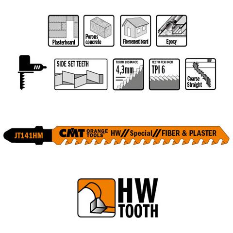 3 Lame Seghetto X Fibre-cement Hm 100x5-20x6tpi (diritto) - Foto 1