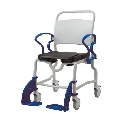 CHINESPORT - Sedia Da Doccia E Per Toilette Con Ruote Da Cm 12 - New ... CHINESPORT - Sedia Da Doccia E Per Toilette Con Ruote Da Cm 12 - New ...