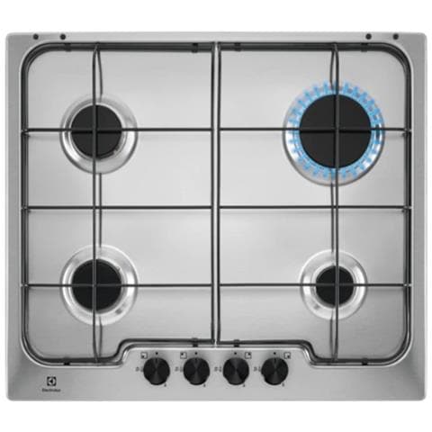 Piano Cottura RGG 6242 OOX a Gas 4 Fuochi Gas Colore Acciaio Inox - Foto 1
