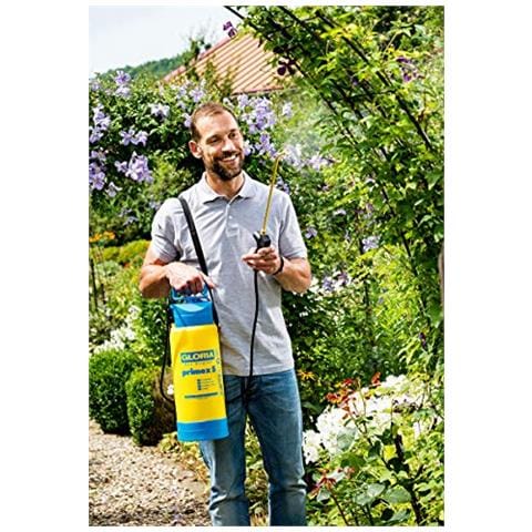 Gloria Spruzzatore a pressione con Primex 5 prolunga un Ottone, Giallo - Foto 2