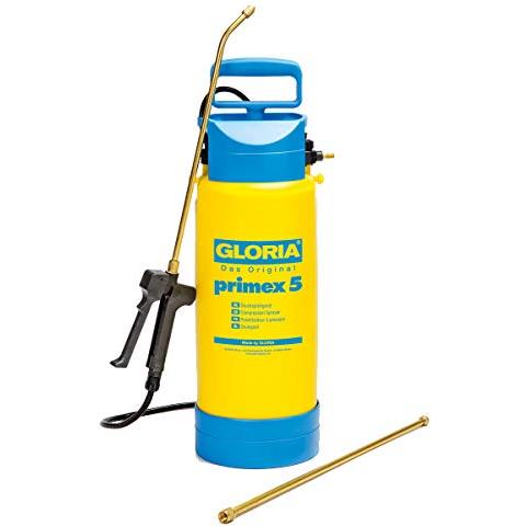 Gloria Spruzzatore a pressione con Primex 5 prolunga un Ottone, Giallo - Foto 1