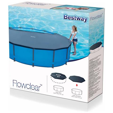 Telo Piscine Frame Tondo X 305 Bestw - Foto 3