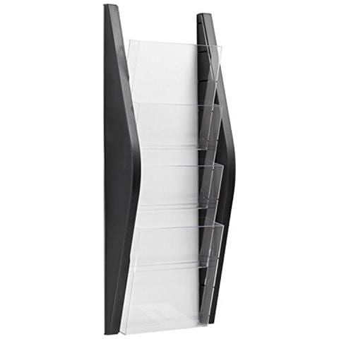 H6270295 Parete Con Display, 4 Tasche, Formato: A5, Colore: Nero - Foto 1