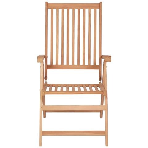Sedie Reclinabili da Giardino 6 pz in Legno Massello di Teak - Foto 8