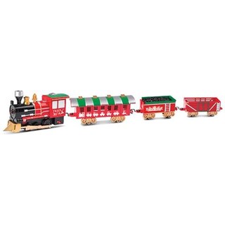 Treno Di Natale Elettrico Con Luci, Musica E Fumo – Set Da 134/190 Pezzi Con Binario – Decorazione Sotto L'Albero