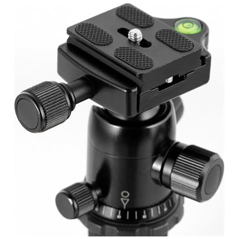 Testa Del Treppiede In Lega Di Alluminio Pu-50 - Piastra A Sgancio Rapido Black - Foto 7