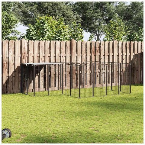 Gabbia Per Cani Nera 6,05 M In Acciaio - Foto 2