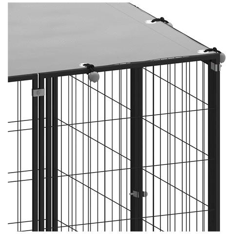 Gabbia Per Cani Nera 6,05 M In Acciaio - Foto 8