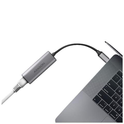 Ade-25r Adattatore Per Inversione Del Genere Dei Cavi Usb Type A Rj-45 Grigio - Foto 2