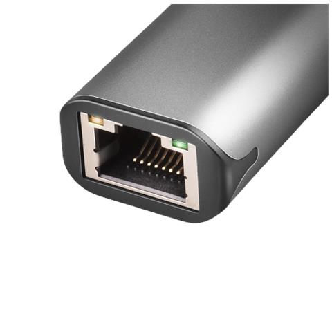 Ade-25r Adattatore Per Inversione Del Genere Dei Cavi Usb Type A Rj-45 Grigio - Foto 3