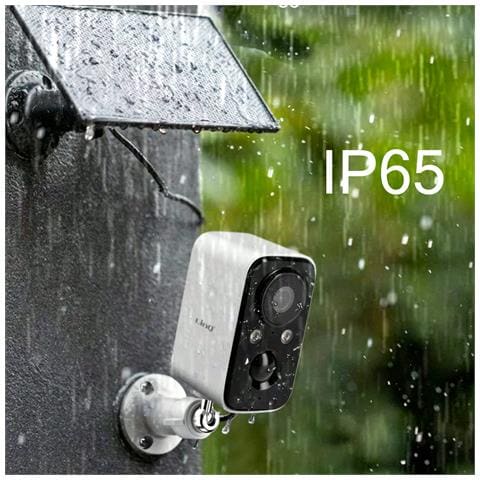 Telecamera Sorveglianza + Pannello Solare 1,5w Sensore Pir Impermeabile - Foto 5