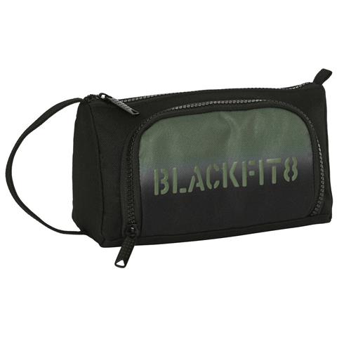Astuccio Per La Scuola Con Accessori Blackfit8 Gradient Nero Verde Militare (32 Pezzi) - Foto 1