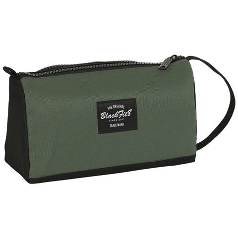 Astuccio Per La Scuola Con Accessori Blackfit8 Gradient Nero Verde Militare (32 Pezzi) - Foto 2