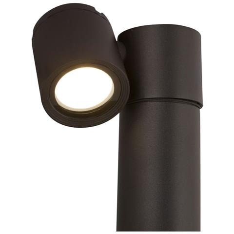 Lampada Da Terra Moderna Da Esterno Alluminio Nero 1 Luce Gu10 50w Ip54 - Foto 3