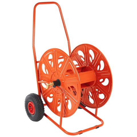 Carrello Avvolgitubo Per Tubo Flessibile 140 M 3/4"" In Acciaio - Foto 1