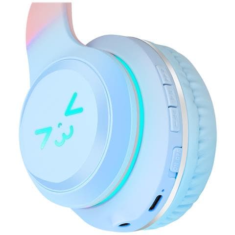 Cuffie Bluetooth Orecchie Di Gatto Luminose - Foto 2