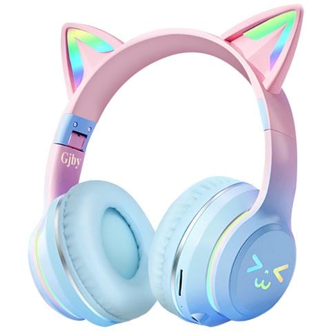 Cuffie Bluetooth Orecchie Di Gatto Luminose - Foto 1