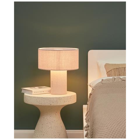 Lampada Da Tavolo Malips Grigio - Foto 1