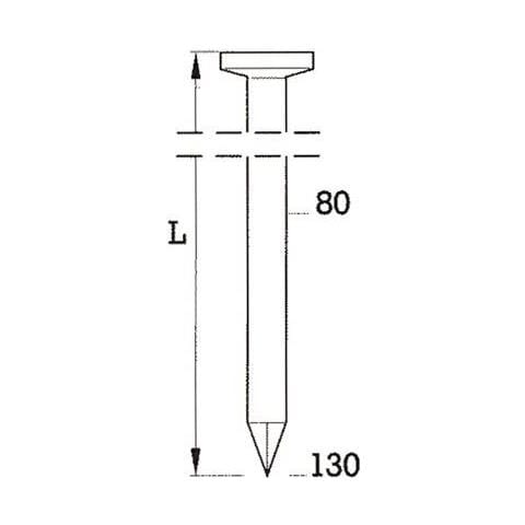 Bea Rundkopfnagel R20 4,2x120mm In Streifen Blank /glatt Pk= 1500 (pack Mit 1500 St) (10400063) - Foto 1