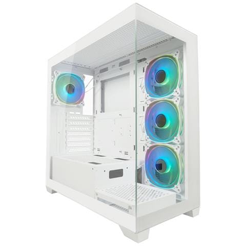 Case LC-715W Midi-Tower ATX / Micro-ATX / Mini-ITX 3 Porte USB 3.2 Colore Bianco - Foto 1