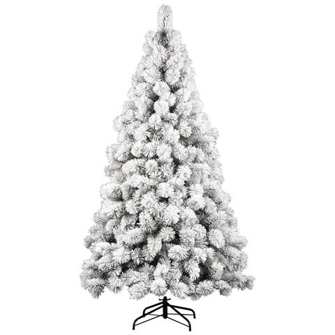 Albero Di Natale Innevato Des Alpes 210cm 468 Rami Super Folto Effetto Neve - Foto 5