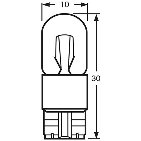 Lampadina 12v 2w Zoccolo Bianco - Foto 2