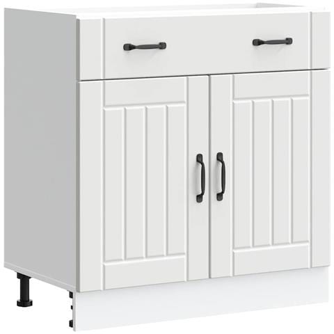 Base Da Cucina Lucca Bianco In Legno Multistrato - Foto 2