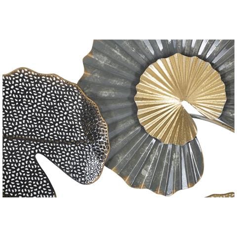 Decorazione In Metallo 3d Cerchi 13 - Multicolore - Metallo - 105x4x56 Cm - Foto 2