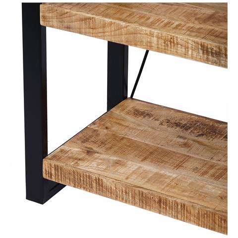 Bandera - Mobile In Legno Di Mango Con 5 Ripiani - Foto 4