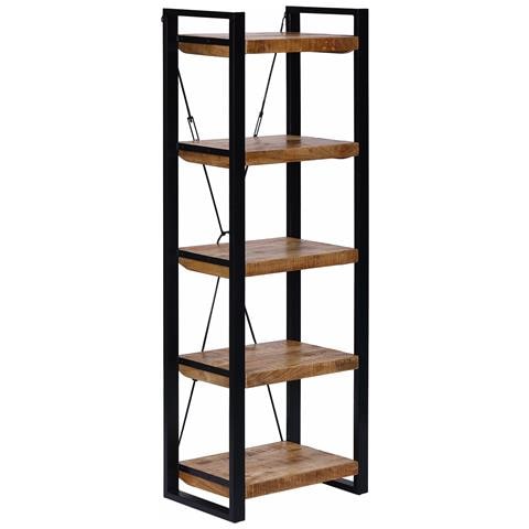 Bandera - Mobile In Legno Di Mango Con 5 Ripiani - Foto 1