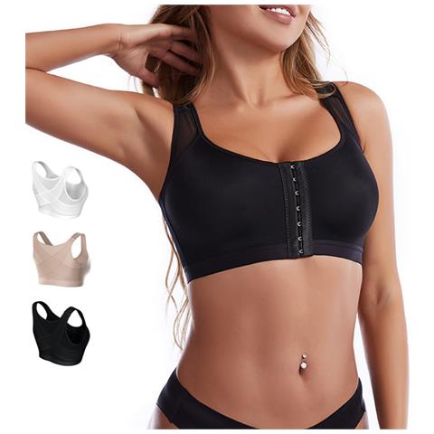 Reggiseni Sportivi Comodi Confezione Da 3 - Taglie Fino Alla 5xl Xxl - Foto 2