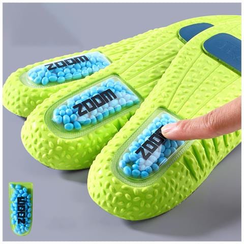 Soletta Grigia A Bolle In Materiale Pu Ad Alta Elasticità - Eccellente Assorbimento Degli Urti, Assorbimento Del Sudore E Traspirabilità, Unisex 46 - Foto 5