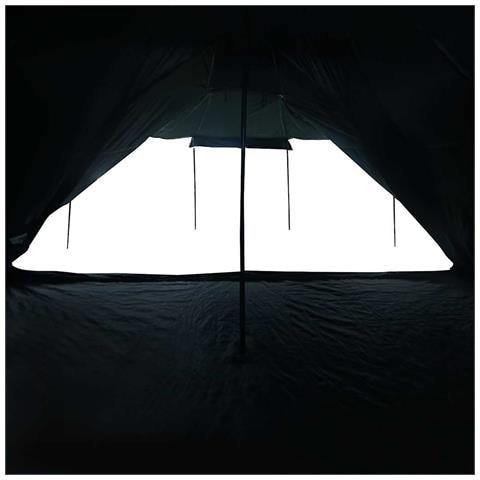 Tenda Familiare Tipi 6 Persone Bianca Tessuto Impermeabile - Foto 8