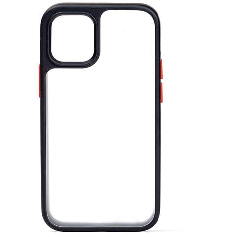 Classic essential custodia per cellulare 13,7 cm (5.4") Cover Nero, Trasparente - Foto 1